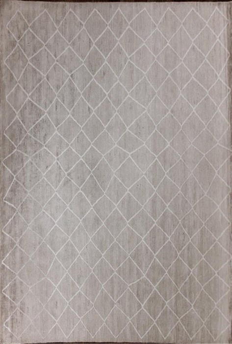 Modern Grey Hand Knotted 80 X 100  Area Rug 151-18175 Image 0