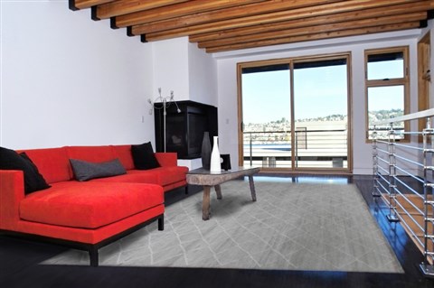 Chobi Grey Hand Knotted 90 X 120  Area Rug 151-18176 Image 3