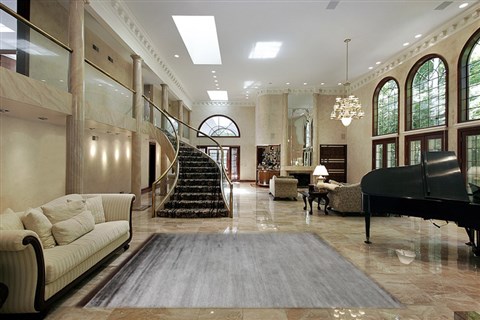 Chobi Grey Hand Knotted 80 X 100  Area Rug 151-18180 Image 1