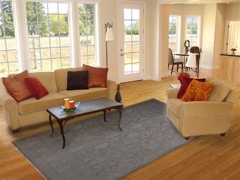 Chobi Red Hand Knotted 80 X 100  Area Rug 151-18181 Image 4