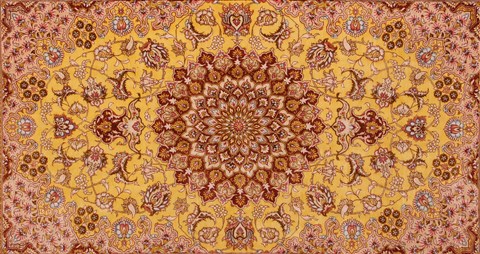 Qum Yellow Hand Knotted 46 X 65  Area Rug 400-18182 Image 11