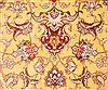 Qum Yellow Hand Knotted 46 X 65  Area Rug 400-18182 Thumb 17