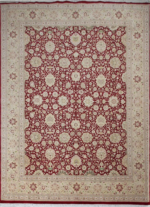 Chobi Red Hand Knotted 100 X 140  Area Rug 151-18186 Image 0