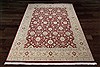 Chobi Red Hand Knotted 100 X 140  Area Rug 151-18187 Thumb 1