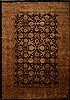 Jaipur Black Hand Knotted 101 X 140  Area Rug 100-18188 Thumb 0
