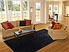 Modern Blue Hand Knotted 80 X 100  Area Rug 100-18190 Thumb 4