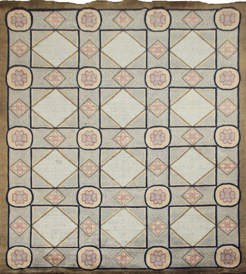 Indo-Nepal Blue Hand Knotted 80 X 100  Area Rug 151-18192 Image 0