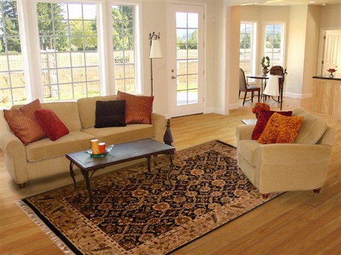 Jaipur Black Hand Tufted 80 X 110 Area Rug 100-18195 Image 4