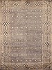 Modern Grey Hand Knotted 80 X 100  Area Rug 151-18199 Thumb 0