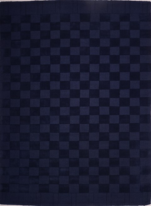 Modern Blue Hand Tufted 80 X 110 Area Rug 100-18205 Image 0