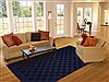 Modern Blue Hand Tufted 80 X 110  Area Rug 100-18205 Thumb 4