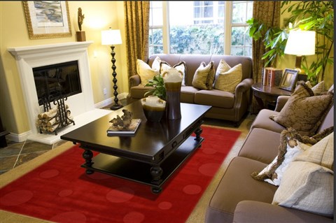 Modern Red Hand Tufted 80 X 110 Area Rug 100-18207 Image 3