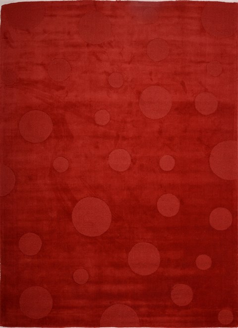 Modern Red Hand Tufted 80 X 110 Area Rug 100-18207 Image 0