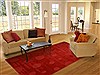 Modern Red Hand Tufted 80 X 110 Area Rug 100-18207 Thumb 4