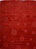 Modern Red Hand Tufted 80 X 110 Area Rug 100-18207 Thumb 0