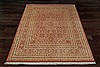 Pishavar Red Square Hand Knotted 10 X 10  Area Rug 151-18212 Thumb 1