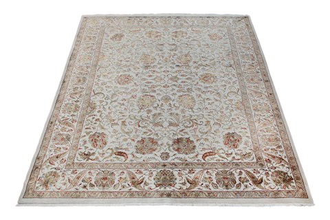 Ziegler White Hand Knotted 90 X 120  Area Rug 151-18215 Image 4
