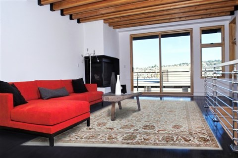 Ziegler White Hand Knotted 90 X 120  Area Rug 151-18215 Image 3