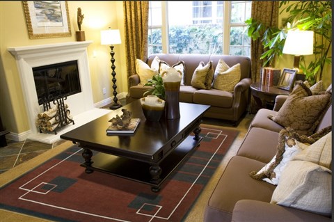 Modern Red Hand Knotted 80 X 100  Area Rug 151-18216 Image 2