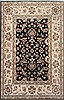 Chobi Black Hand Knotted 88 X 116  Area Rug 151-18222 Thumb 0