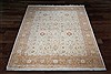 Chobi White Hand Knotted 120 X 150  Area Rug 151-18243 Thumb 1