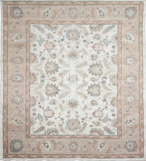 Indo-Nepal White Hand Knotted 80 X 100  Area Rug 151-18246 Image 0