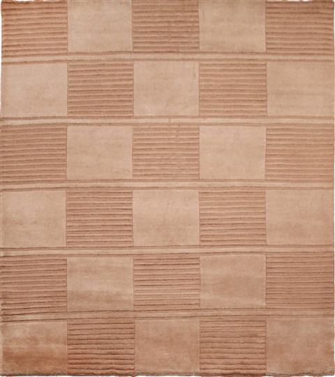 Indo-Nepal Brown Hand Knotted 80 X 100  Area Rug 151-18247 Image 0