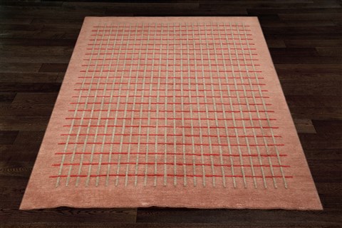 Indo-Nepal Brown Hand Knotted 80 X 100  Area Rug 151-18249 Image 7