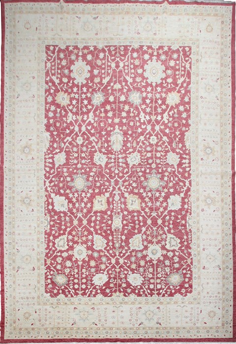 Chobi Red Hand Knotted 120 X 180  Area Rug 151-18256 Image 0