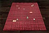 Modern Red Hand Knotted 80 X 100  Area Rug 151-18258 Thumb 6