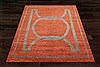 Modern Red Hand Knotted 80 X 100  Area Rug 151-18259 Thumb 6
