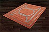 Modern Red Hand Knotted 80 X 100  Area Rug 151-18259 Thumb 8