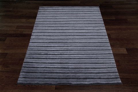 Indo-Nepal Blue Hand Loomed 40 X 60  Area Rug 151-18269 Image 8