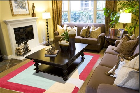 Modern Multicolor Hand Knotted 80 X 100  Area Rug 151-18270 Image 2