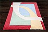 Modern Multicolor Hand Knotted 80 X 100  Area Rug 151-18270 Thumb 6