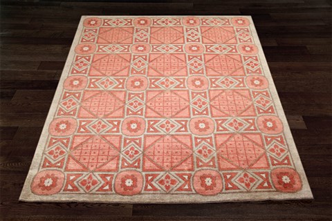 Indo-Nepal Red Hand Knotted 80 X 100  Area Rug 151-18275 Image 6