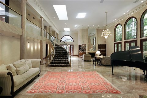 Indo-Nepal Red Hand Knotted 80 X 100  Area Rug 151-18275 Image 1