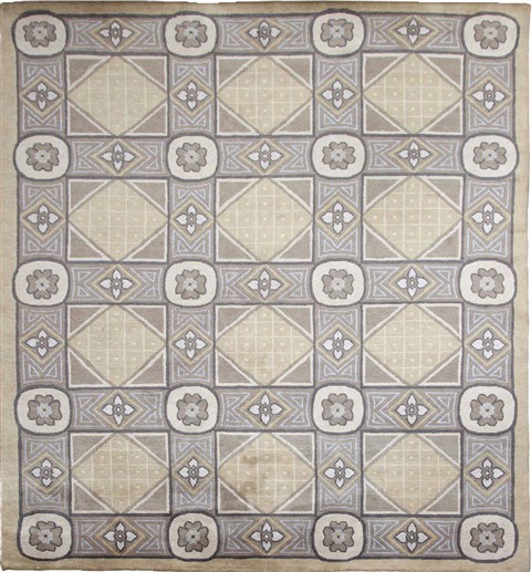 Indo-Nepal Grey Hand Knotted 80 X 100  Area Rug 151-18276 Image 0