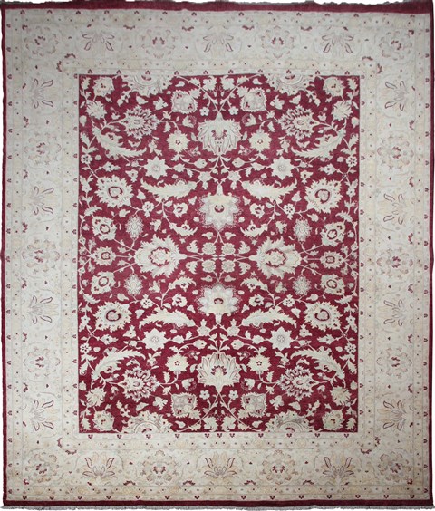 Chobi Red Hand Knotted 120 X 156  Area Rug 151-18281 Image 0
