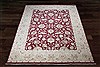 Chobi Red Hand Knotted 120 X 156  Area Rug 151-18281 Thumb 2
