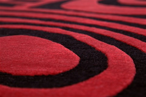 Modern Multicolor Hand Knotted 80 X 100  Area Rug 151-18282 Image 7