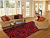 Modern Multicolor Hand Knotted 80 X 100  Area Rug 151-18282 Thumb 3