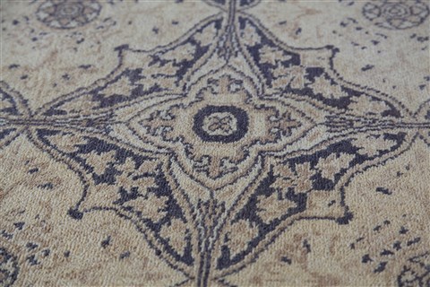 Chobi White Hand Knotted 90 X 110  Area Rug 151-18284 Image 6