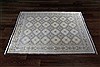 Chobi White Hand Knotted 90 X 110  Area Rug 151-18284 Thumb 1