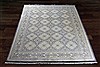 Chobi White Hand Knotted 90 X 110  Area Rug 151-18284 Thumb 10