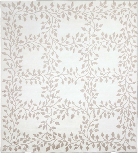 Indo-Nepal White Hand Knotted 80 X 100  Area Rug 151-18287 Image 0