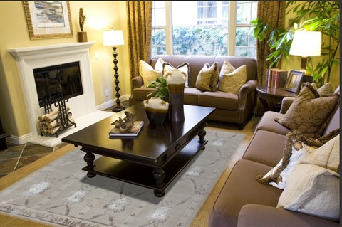 Modern Grey Hand Knotted 80 X 100  Area Rug 151-18291 Image 2