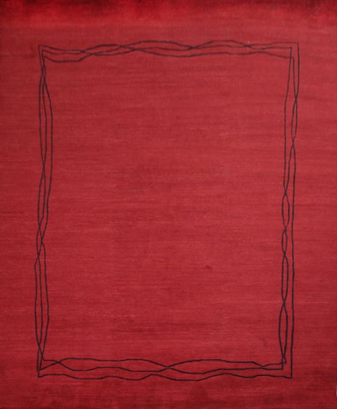 Indo-Nepal Red Hand Knotted 80 X 100  Area Rug 151-18294 Image 0