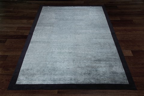 Nepal Blue Hand Knotted 100 X 140  Area Rug 151-18295 Image 2