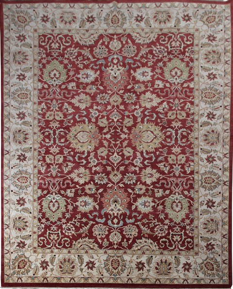 Chobi Red Hand Knotted 100 X 140  Area Rug 151-18298 Image 0
